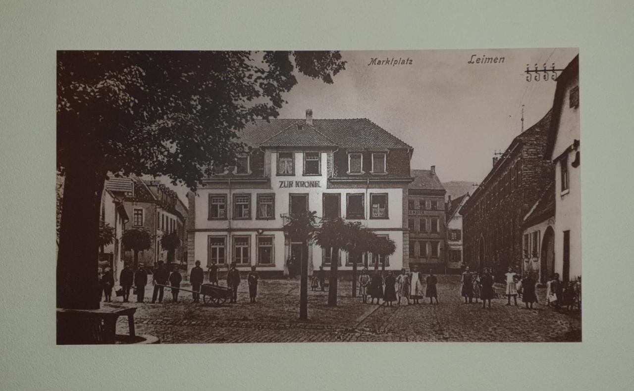 Gasthause Zur Krone Hotel Leimen  Exterior foto